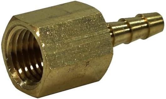 1/8" Brass Hose Barb Rigid Female Adapter - Image 2