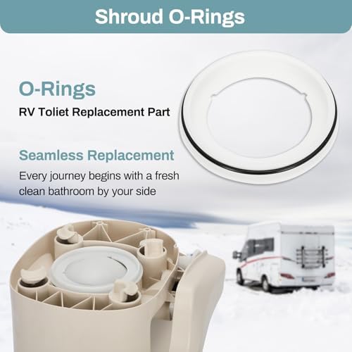 MONST 42138 RV Toilet Base Kit, RV Toilet Parts - Image 4