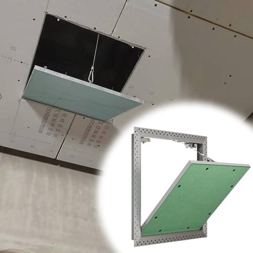 Hinged Inspection Door with Paintable Plasterboard, Hidden Drywall Access Panel by Unknown