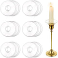Hewory Glass Bobeches for Candlesticks by Hewory