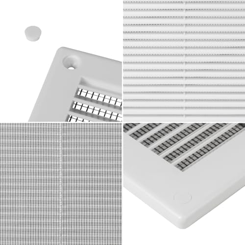 10 x 10 Inch White Air Vent Cover – Plastic Square Air Vent Grill Cover - Image 7