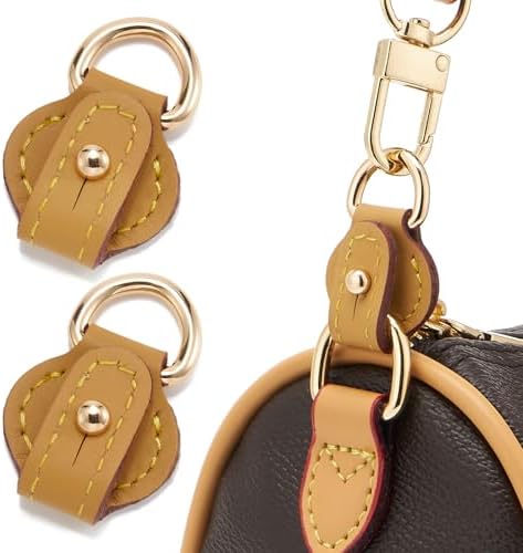 DEVPSISR 2Pcs Vachetta Leather D Rings - Image 3