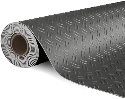 Bonnlo 7.5 X 20 FT Garage Floor Mat, Thickened Double Diamond Plate Garage by Bonnlo