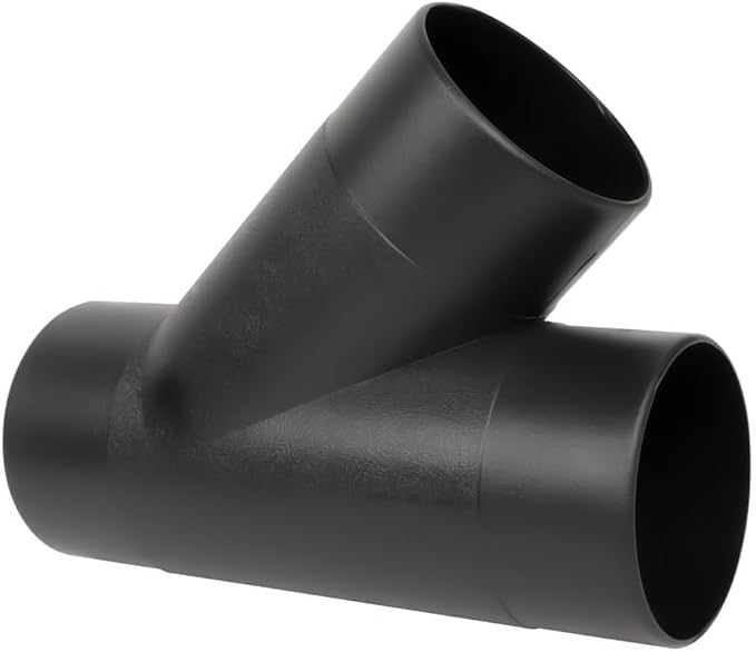 Y Fitting, 3 inch 75mm 3 Way Ducting Pipe Y Shape Outlet Connector Duct Pipe by Cotonlake
