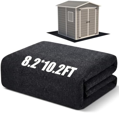 Shed Floor Mat 8.2 x 10.2 ft, PE Backing by Kedauud