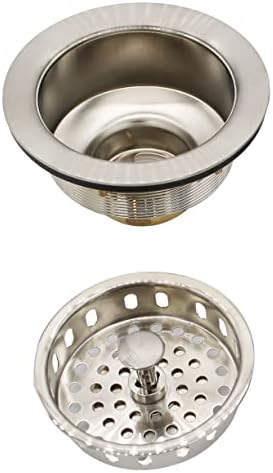 Westbrass CO2196-07 COMBO PACK 3-1/2" Post Style Large Kitchen Sink Basket - Image 5