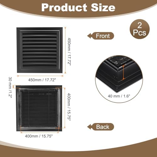 PATIKIL 16" x 16" Return Air Vent Cover - Image 2