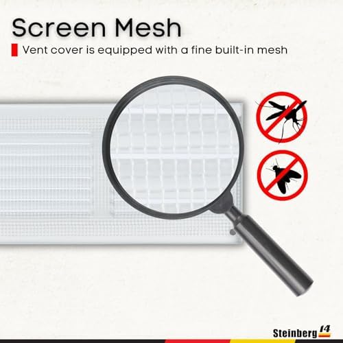 Steinberg14 White Vent Cover 14x2 - Image 3