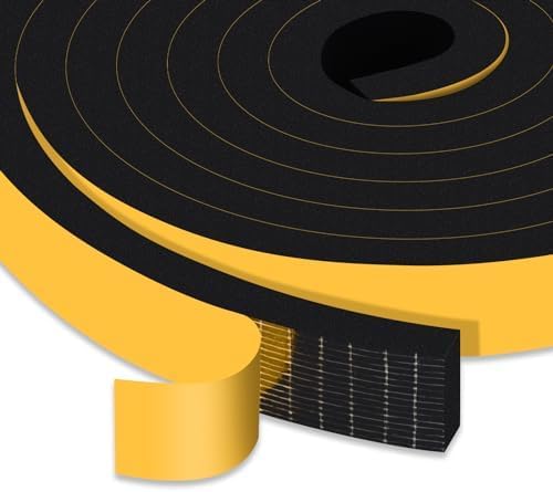 Thick Foam Door Gap Filler, Draft Stopper by Trisiki