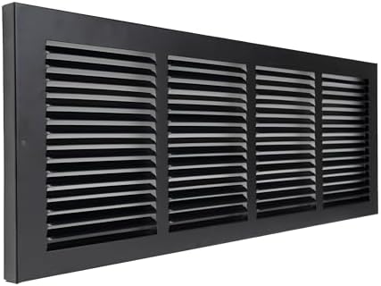 Fits 24x8 Duct Opening | Steel Baseboard Return Air Grille by Handua | Vent - Image 6