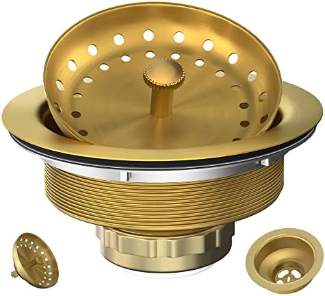 Kitchen Sink Drain Gold Sink Drain Strainer by Exakey