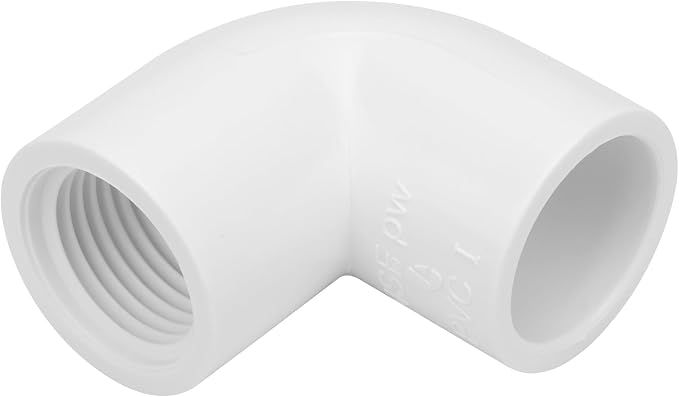 12Pack 1/2" Female Thread 90 Degree PVC Elbow Pipe Fitting SCH40 PVC Hose - Image 4