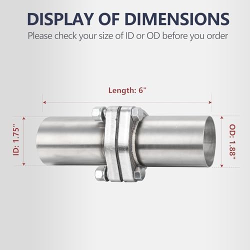 LCGP Exhaust Flange Repair Piping Kit 1.75" ID - Image 2