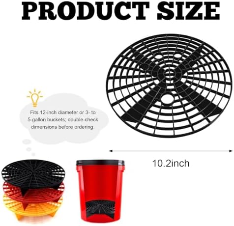Yourkar 2 PCS Car Wash Bucket Inserts, Plastic Vehicle Wash Bucket Insert - Image 2