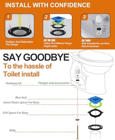 Elastic Wax Ring Toilet Flange Repair Kit - Image 2