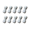 Malida 3/8"Tube OD to 3/8" Tube OD push fit straight quick connect by MALIDA