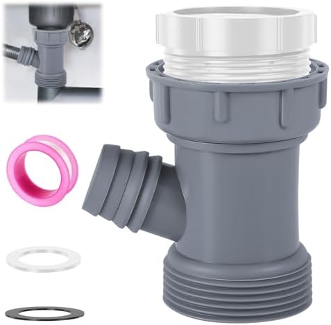 Dishwasher Drain Hose Adapter – Universal Sink Hose Adapter, Fits 1-1/2" & by Unknown