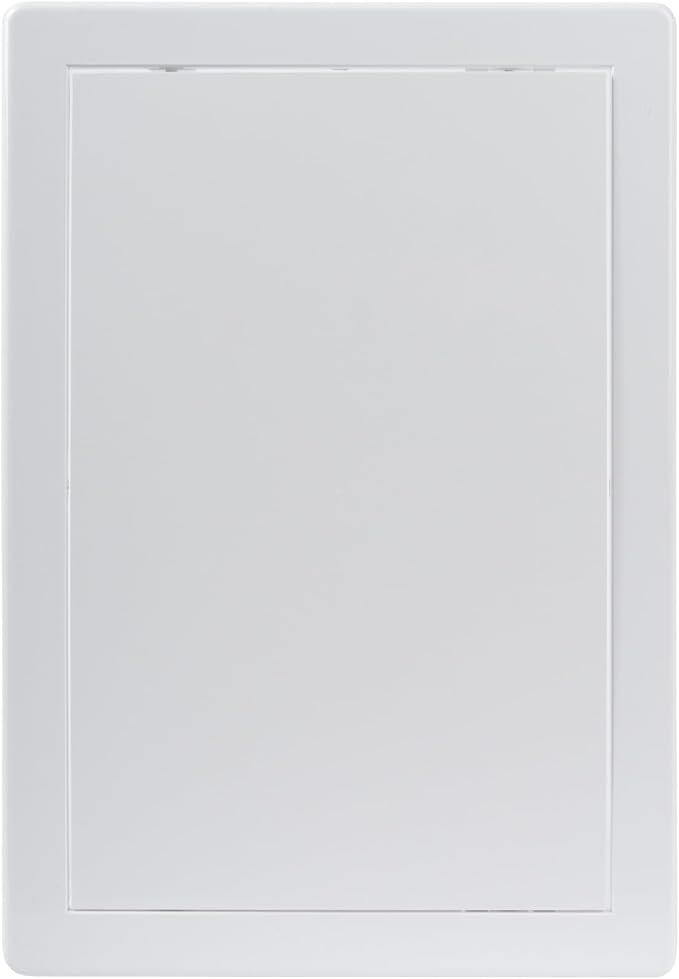 8x12 Inch White Access Panel for Drywall – ABS Plastic Square Wall, Ceiling by HVACOV