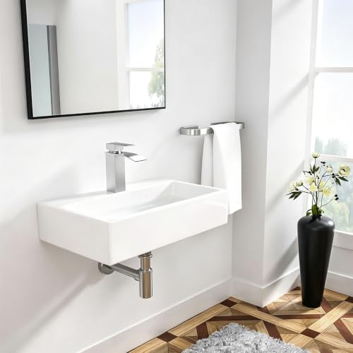 Logmey 20 Inch Wall Mount Bathroom Vessel Sink by Logmey