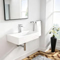 Logmey 20 Inch Wall Mount Bathroom Vessel Sink by Logmey