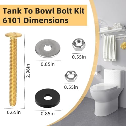 Tank to Bowl Bolt Kit 6101 Replacement - Image 3