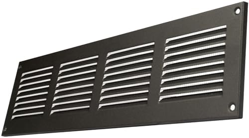 Repa Market Air Vent Cover 16x4 Inch Anthracite Galvanized Steel Louvered Grill - Image 7