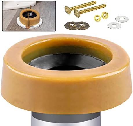Wax Ring for Toilet, Extra Thick Wax Ring Replacement Kit by F