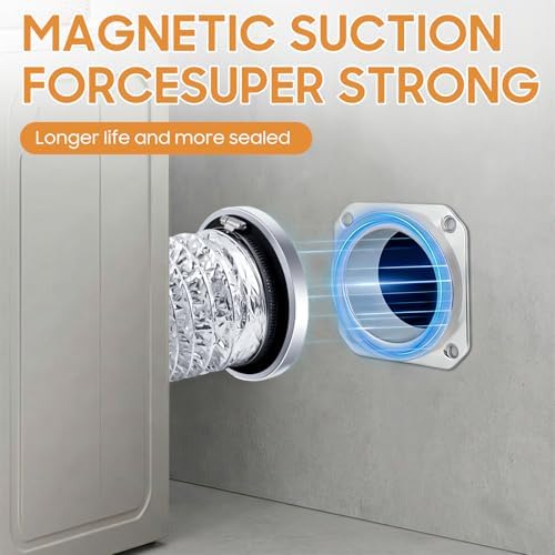 3.3ft 4" Magnetic Dryer Vent Coupling & Hose DV180 Airtight Seal Dryer Vent - Image 7