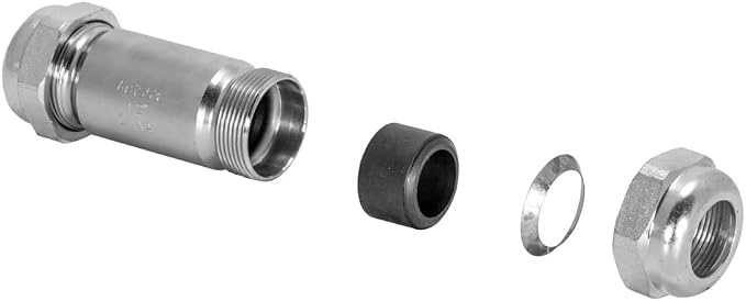 Eastman 3-7/8 Inch Long Pattern Compression Coupling, 1/2 Inch IPS, Galvanized - Image 4