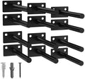 LEOPO 12-Pack 5 inch Floating Shelf Brackets, Hidden Shelf Bracket by FinestHomeDecor