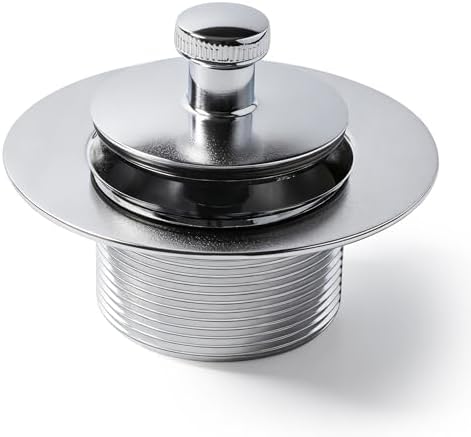SUPPLYGIANT Lift and Turn Tub Drain Stopper, 1-3/8 Bathtub Drain Assembly by SupplyGiant