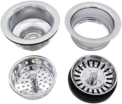Westbrass CO2165S-26 COMBO PACK 3-1/2" Post Style Large Kitchen Sink Basket - Image 3
