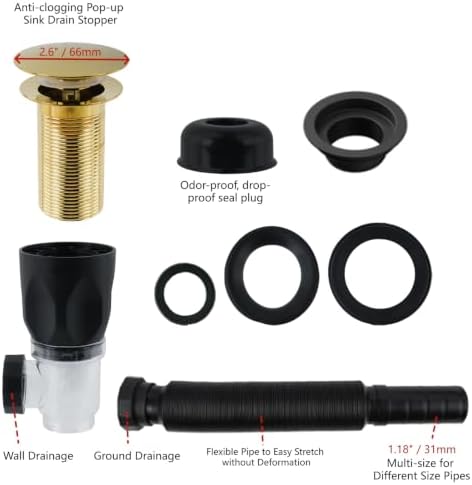 Bathroom Sink Drain Kit - Image 2