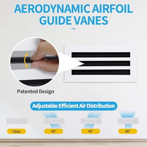 14x6 Modern AC Vent Cover, Decorative Air Vent Register Grille - Image 2