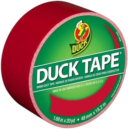 Duck Tape 1265014 1.88" x 20 yd Cha Cherry Tape, Single Roll by DuckBrand