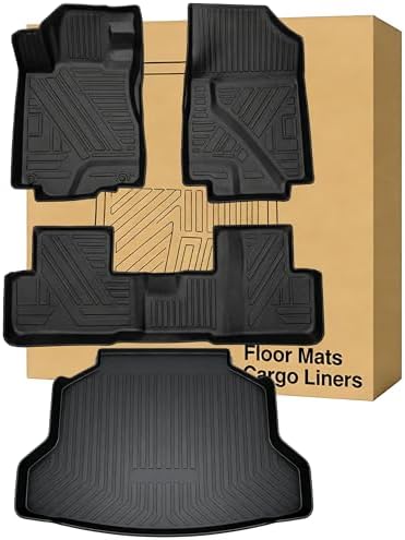 All Weather TPE Floor Mats＆Cargo Liners Custom-fit by AiqiyingAutoAccesories