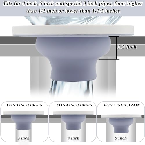 Toilet Flange Repair Kit Fits for 4 Inch 5 Inch or Special 3 Inch Drain Pipe - Image 4
