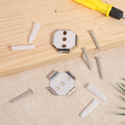 2 Pcs Towel Bar Replacement Parts Bathroom Hardware Bracket - Image 7