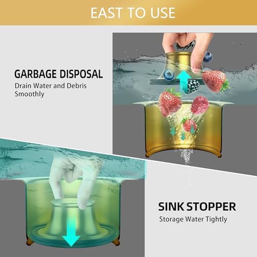 Extended Garbage Disposal Flange and Stopper, Kitchen Sink Drain Deep Flange - Image 6