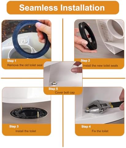 RV Toilet Seal Kit for Dometic 300 310 320 Series, Replace Part 385311652 - Image 4