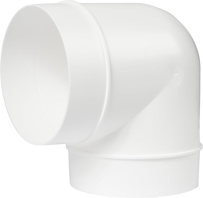 Repa Market 90 Degree 4 Inch Duct Elbow Pipe Connector by RepaMarket