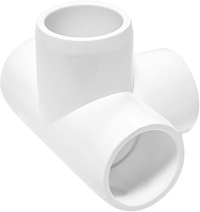 DSY 1/2" 4 Way Elbow PVC Pipe Fitting Adapter 4 Way SCH40 Connector - Image 8