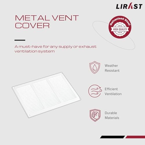 10x6 Vent Cover with Built-in Screen - Image 2