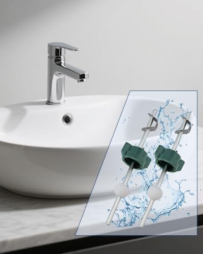 2 Pack Lavatory Pop Up Center Piece Assembly, Sink Ball/Pivot Rod Sink Stopper - Image 7