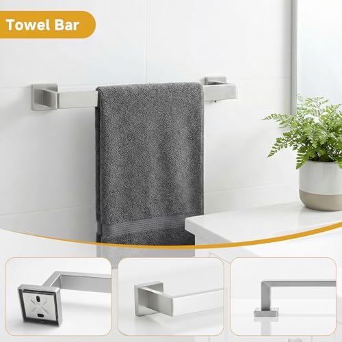 5 Piece Bathroom Towel Bar Set - Image 4