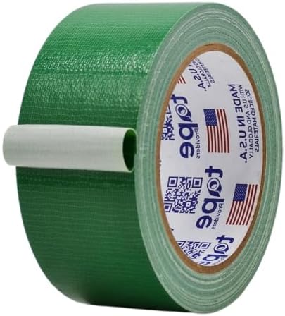 MAT Duct Tape Dark Green Industrial Grade, 2 inch x 60 ft. Waterproof, UV by MATTape