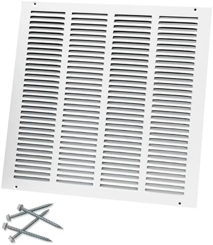 Howeall 16"W x 16"H Steel Return Air Grille, Air Return Vent Cover by Howeall