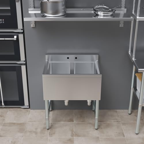 AmGood One Compartment Stainless Steel Under bar Sink - Image 7
