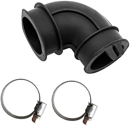 Compatible with GE Dishwasher Circulation Pump to Sump Elbow Hose & Clamp Kit by VARONGHKOO