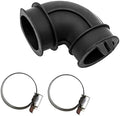 Compatible with GE Dishwasher Circulation Pump to Sump Elbow Hose & Clamp Kit by VARONGHKOO